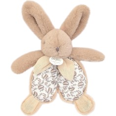 Doudou lapin beige : Doudou plat 18 cm - Doudou Et Compagnie 2