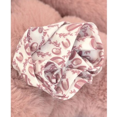 Lapin Doudou : Peluche lapin Rose poudré 25 cm - Doudou Et Compagnie