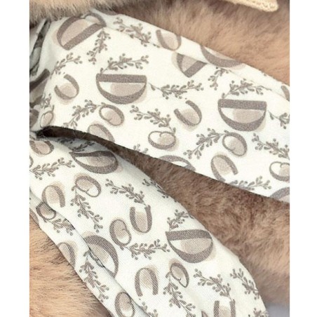 Lapin Doudou : Peluche lapin Beige 25 cm - Doudou Et Compagnie