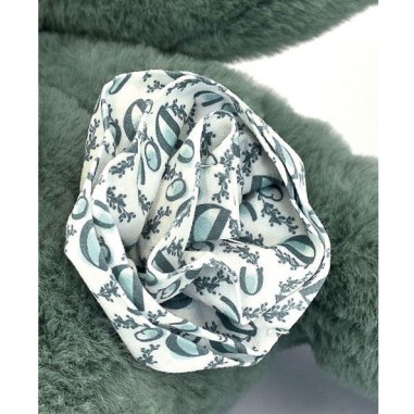 Lapin Doudou : Peluche lapin Vert 25 cm - Doudou Et Compagnie