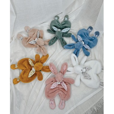 Lapin Doudou : Doudou lapin Beige 29 cm - Doudou Et Compagnie