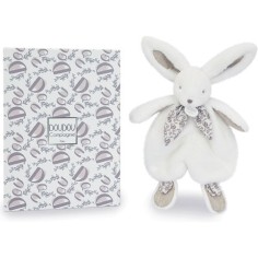 Lapin Doudou : Doudou lapin Blanc 29 cm - Doudou Et Compagnie 2