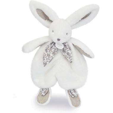Lapin Doudou : Doudou lapin Blanc 29 cm - Doudou Et Compagnie