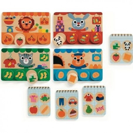 Jeu Mémo Loto Shop Djeco