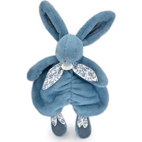 Lapin Doudou : Doudou lapin Bleu 29 cm - Doudou Et Compagnie