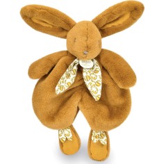 Lapin Doudou : Doudou lapin Jaune moutarde 29 cm - Doudou Et Compagnie 2
