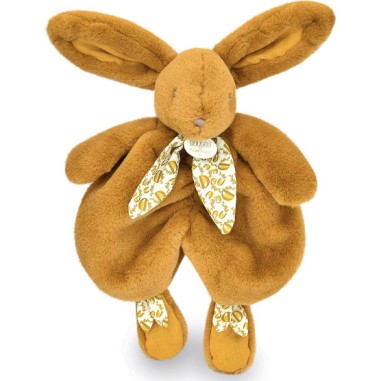 Lapin Doudou : Doudou lapin Jaune moutarde 29 cm - Doudou Et Compagnie