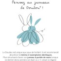 Lapin Doudou - Doudou lapin Jaune moutarde - 29 cm - Doudou Et Compagnie