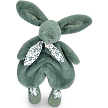 Lapin Doudou : Doudou lapin Vert 29 cm - Doudou Et Compagnie
