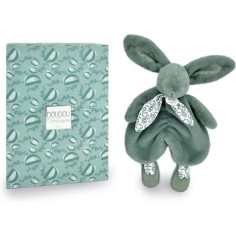 Lapin Doudou : Doudou lapin Vert 29 cm - Doudou Et Compagnie 2