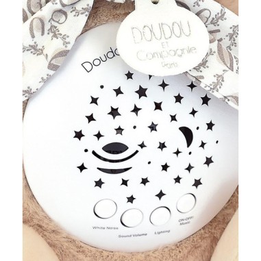 Veilleuse Lapin Musicale Chansons Douces Projection mur - Endormissement Bébé - Doudou Et Compagnie