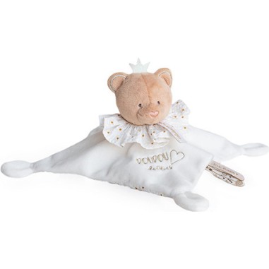 Doudou plat Ours Attrape-rêves Blanc - 20 cm - Doudou Et Compagnie