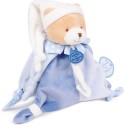 Doudou attache sucette ours Petit chou - Bleu - 17 cm - Doudou Et Compagnie