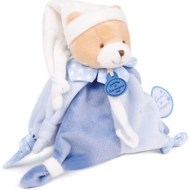 Doudou attache sucette Ours - Doudou Et Compagnie