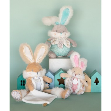 Boite à musique Lapin de Sucre Vert amande - Doudou Et Compagnie