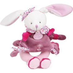 Peluche hochet Lapin Cerise - Doudou Et Compagnie 2