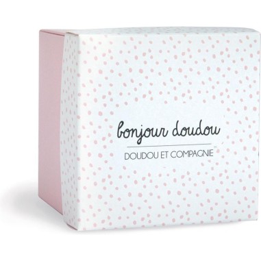 Doudou mouchoir lapin rose - Doudou Et Compagnie