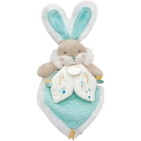 Doudou Lapin de Sucre Vert amande - Doudou Et Compagnie