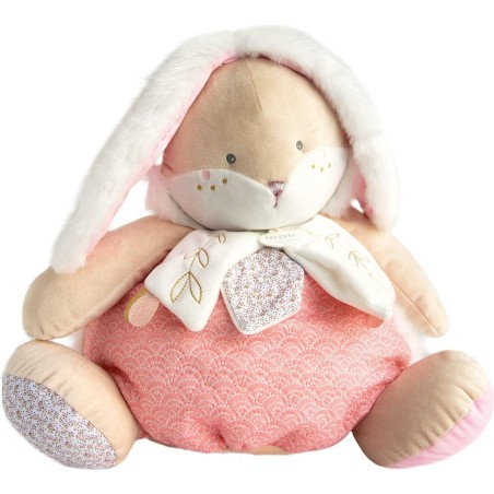 Lapin de sucre rose - range pyjama - taille 38 cm - Doudou Et Compagnie