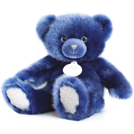 Ours en peluche bleu nuit - Collection - Doudou Et Compagnie