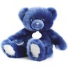 Ours en peluche bleu nuit - 30 cm - Doudou Et Compagnie