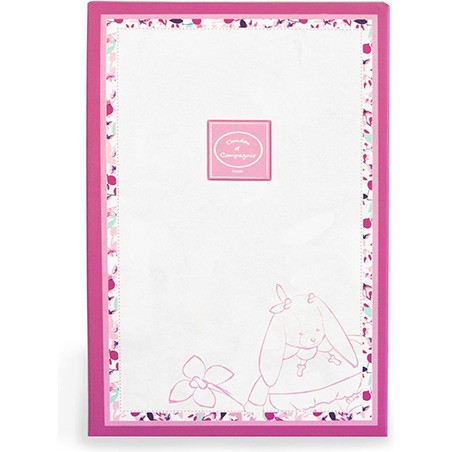 Peluche d'activités Lapin Cerise - Doudou Et Compagnie