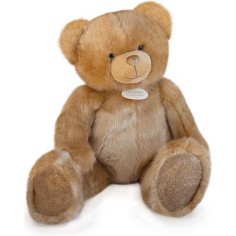 Ours en peluche marron nude Beige - 80 cm - Doudou Et Compagnie