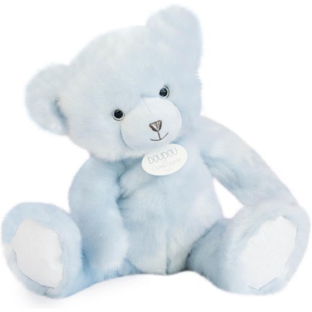 Ours en peluche bleu glacé - Collection - Doudou Et Compagnie