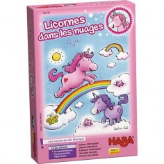 Jeu de courses de dés "Licornes dans les nuages" - Haba