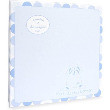 Doudou Lapin Bonbon bleu - Doudou Et Compagnie