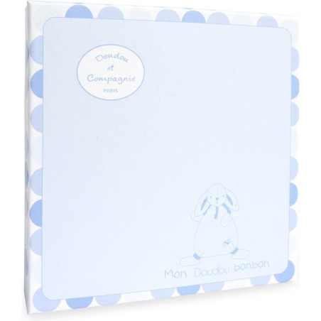 Doudou Lapin Bonbon bleu - Doudou Et Compagnie