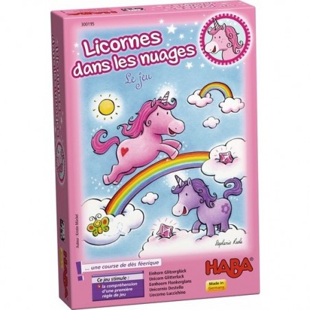 Jeu de dés Licornes dans les nuages - Haba