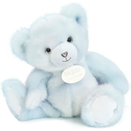Ours en peluche bleu glacé - Collection - Doudou Et Compagnie