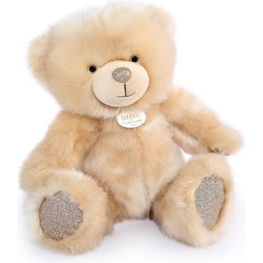 Ours en peluche marron nude Beige - 40 cm - Doudou Et Compagnie