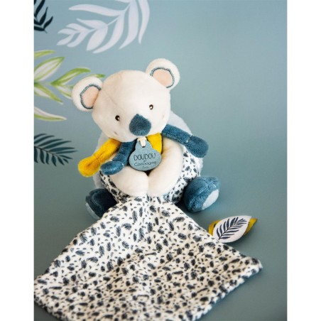 Yoca Le Koala Pantin avec doudou - Doudou Et Compagnie