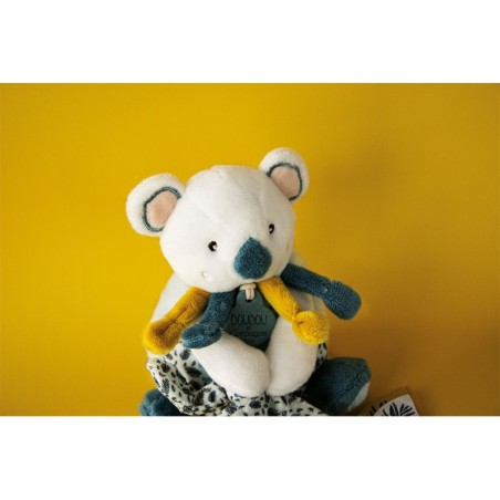 Yoca Le Koala Pantin avec doudou - Doudou Et Compagnie