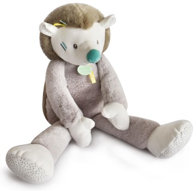 Peluche géante Hérisson gris Tiwipi - 60 cm - Doudou Et Compagnie