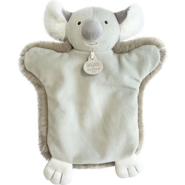 Marionnette à main Koala gris - 25 cm - Doudou Et Compagnie