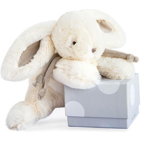 Lapin Bonbon Taupe Gm 30cm - Doudou Et Compagnie