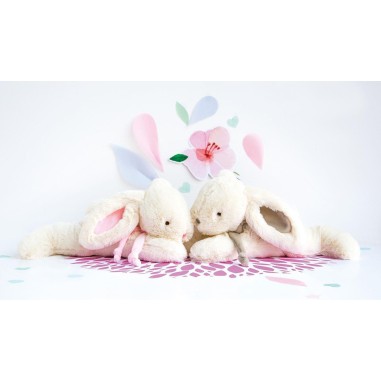 Lapin Bonbon Taupe Gm 30cm - Doudou Et Compagnie