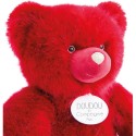 Gros Ours en peluche Rouge baiser 120 cm - Doudou Et Compagnie