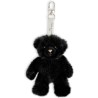 Porte clé ours en peluche noir - 15 cm - Doudou Et Compagnie