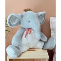 Doudou Eléphant gris 30 cm - Doudou et Compagnie