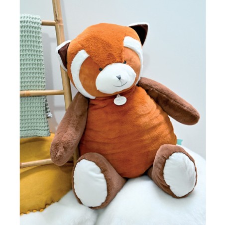 Peluche panda roux - Peluche geante - 100 cm - Doudou et Compagnie