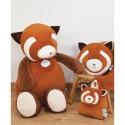Doudou Panda rouge Orange Peluche geante panda roux - 100 cm - Doudou et Compagnie