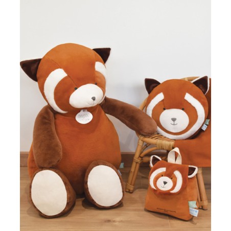 Peluche panda roux - Peluche geante - 100 cm - Doudou et Compagnie