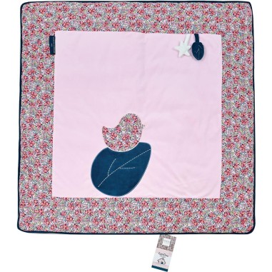 Tapis de parc -Tapidou Rose - Boh'Aime - Doudou et Compagnie