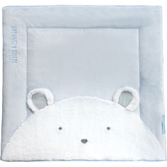 Tapidou ours bleu - taille 100x100 cm - Doudou Et Compagnie