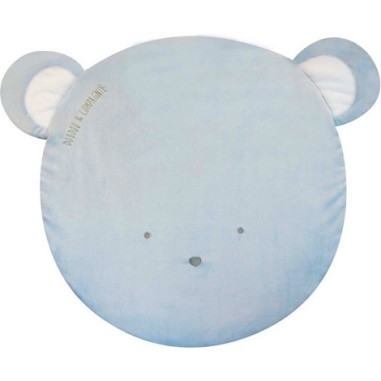 Tapis de jeu en forme de tête d'Ours bleu - Doudou Et Compagnie