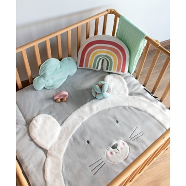 Tapidou - lion - taille 100x100 cm - Doudou Et Compagnie